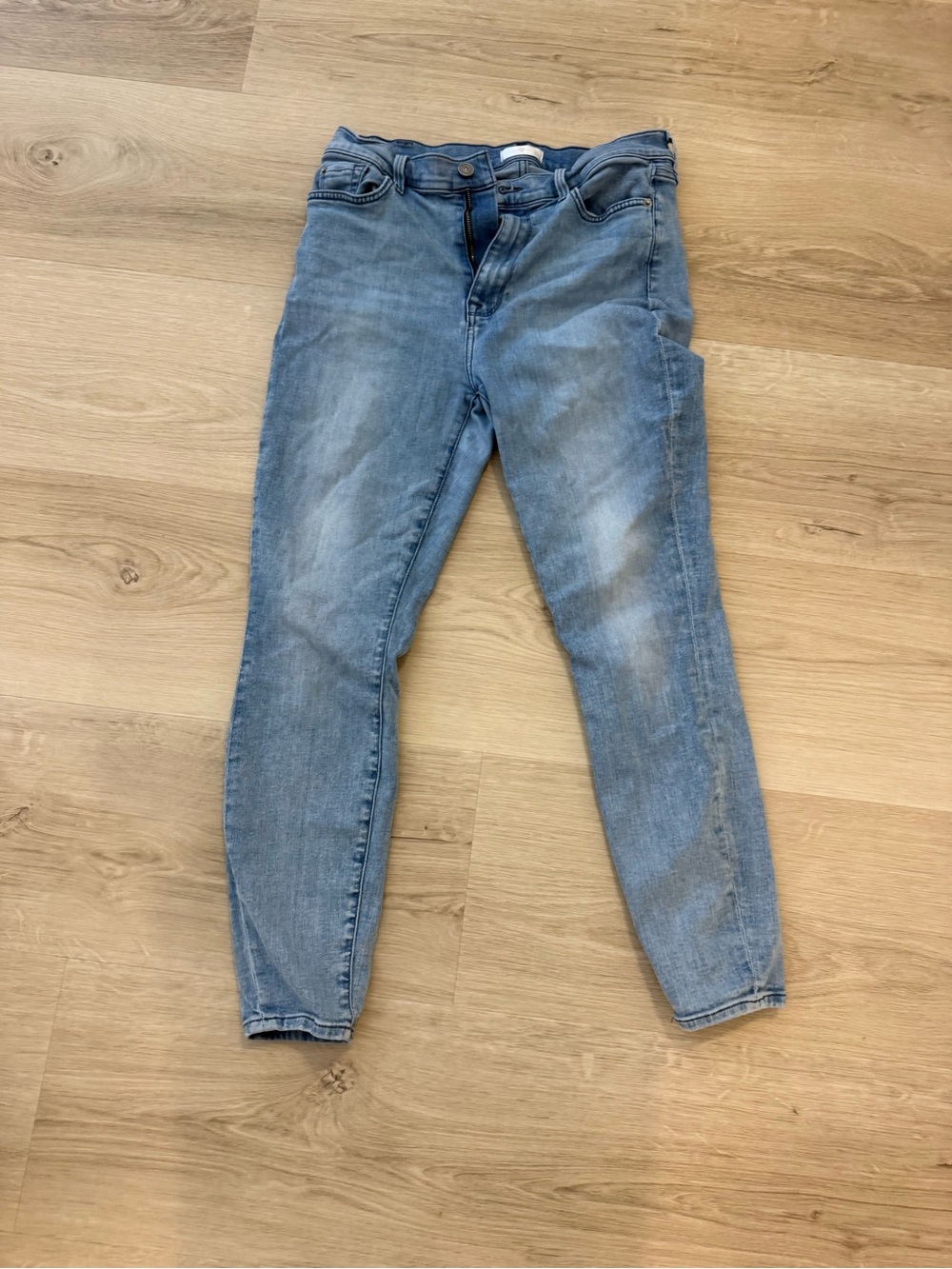 7 For All Mankind Light Blue Skinny Jeans